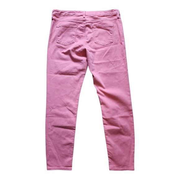 Just Black Denim High-Rise Skinny Cotton and Spandex Blend Pink Jeans Size 32 - Picture 3 of 10